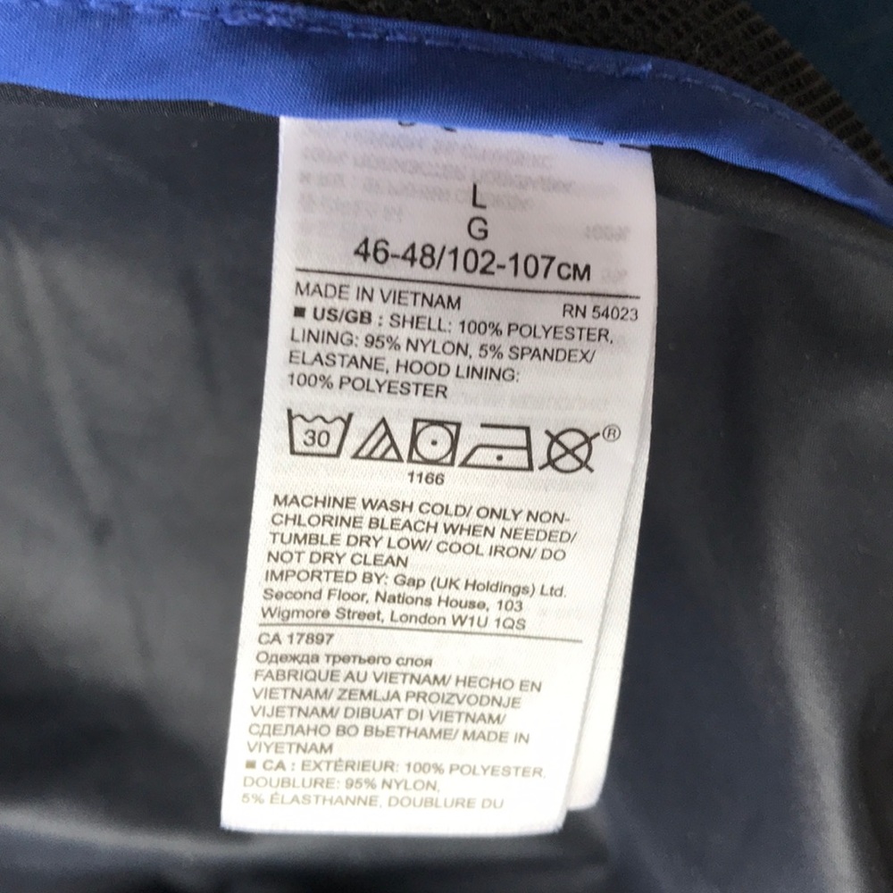 Men’s Banana Republic Navy Vest. NWOT - Picture 4 of 4